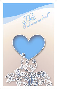 Wedding Program Cover Template 9B - Graphic 2